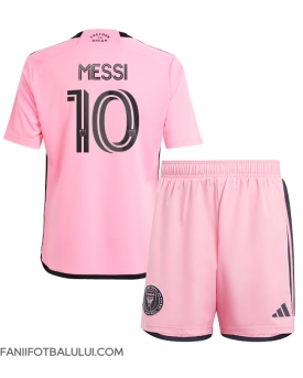 Inter Miami Lionel Messi #10 Echipament de Fotbal Replică 2024-25 Copii Acasa (+ Șorturi)